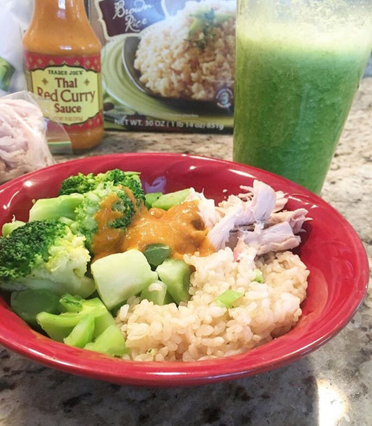 //Thai chicken bowls//